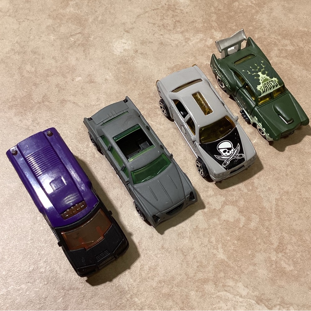 Mattel Hot Wheels Set of Four Cars